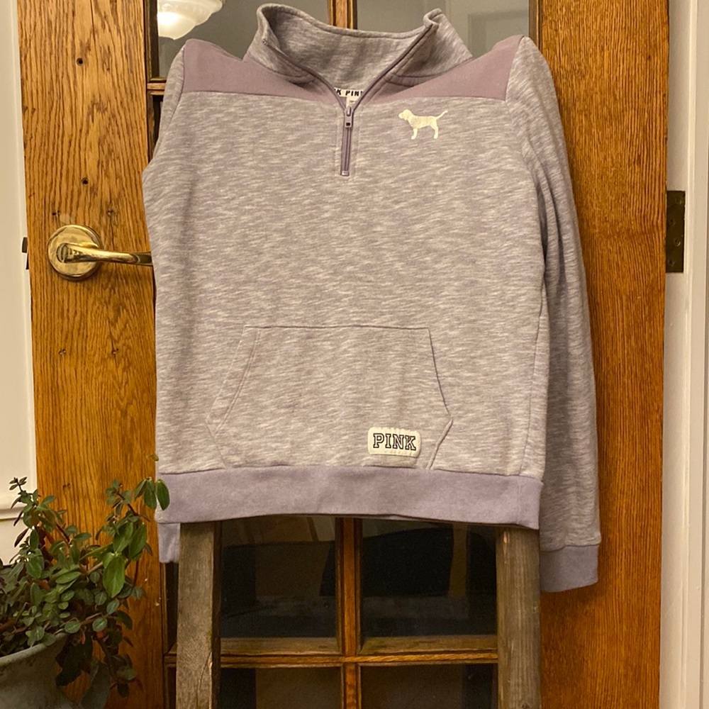 PINK lavender quarter zip
